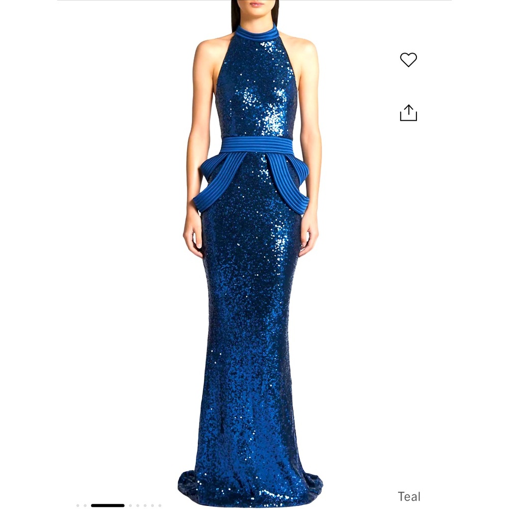 Zhivago Risen teal Formal gown , size 10